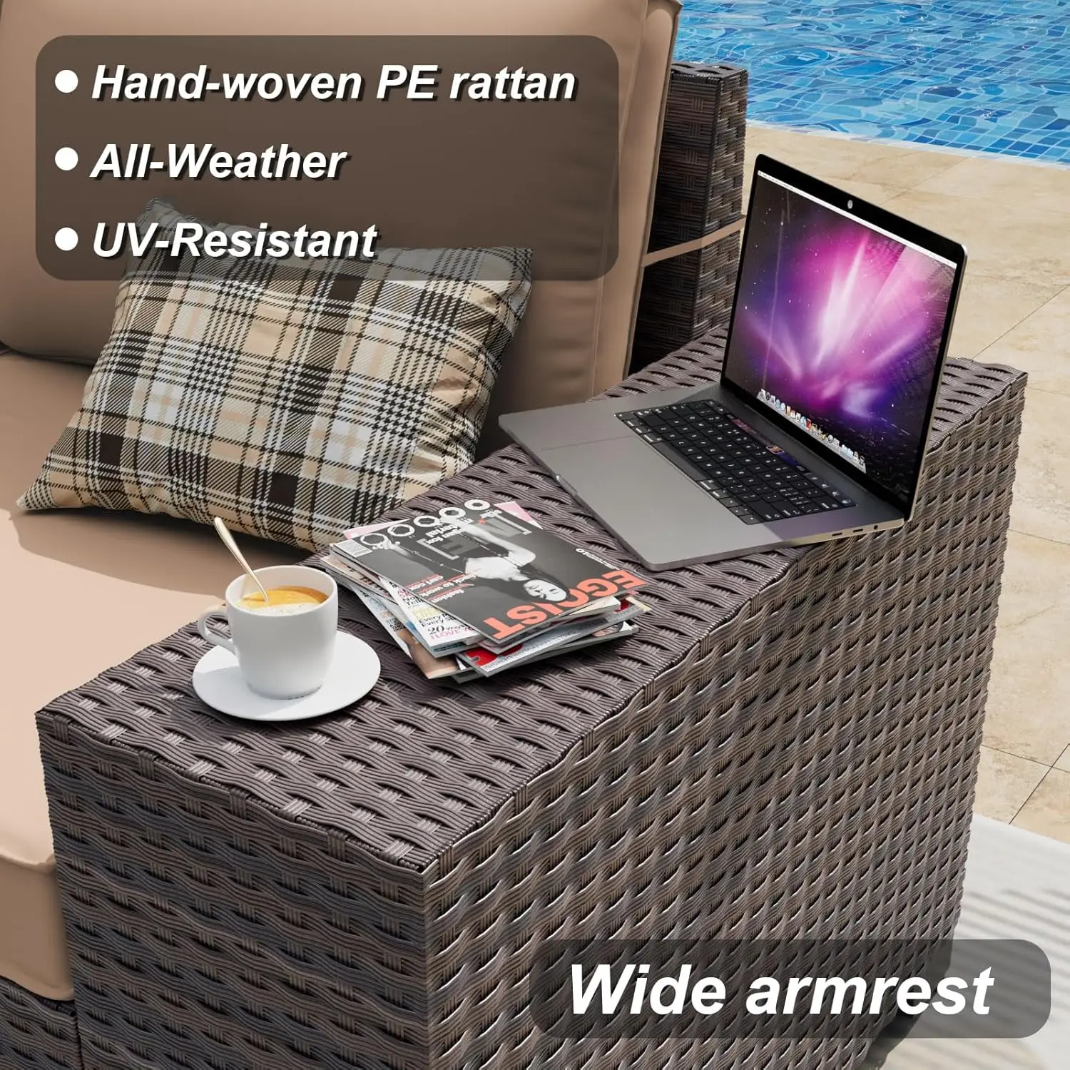 10 Pieces Patio Furniture Set  - Outdoor Furniture One Piece recension och pris