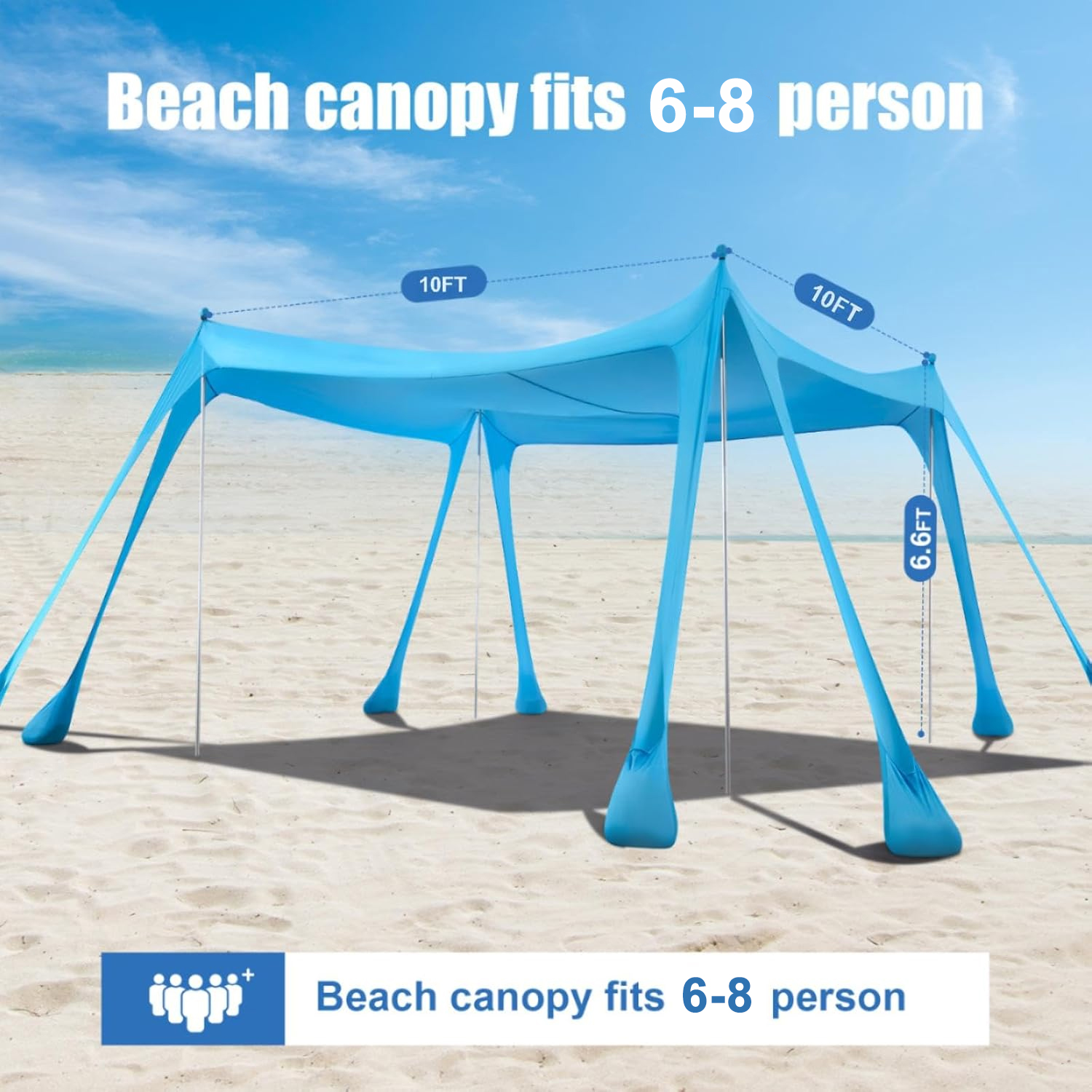Beach Tent Camping Sun Shelter - Sun Sail Shade recension och pris