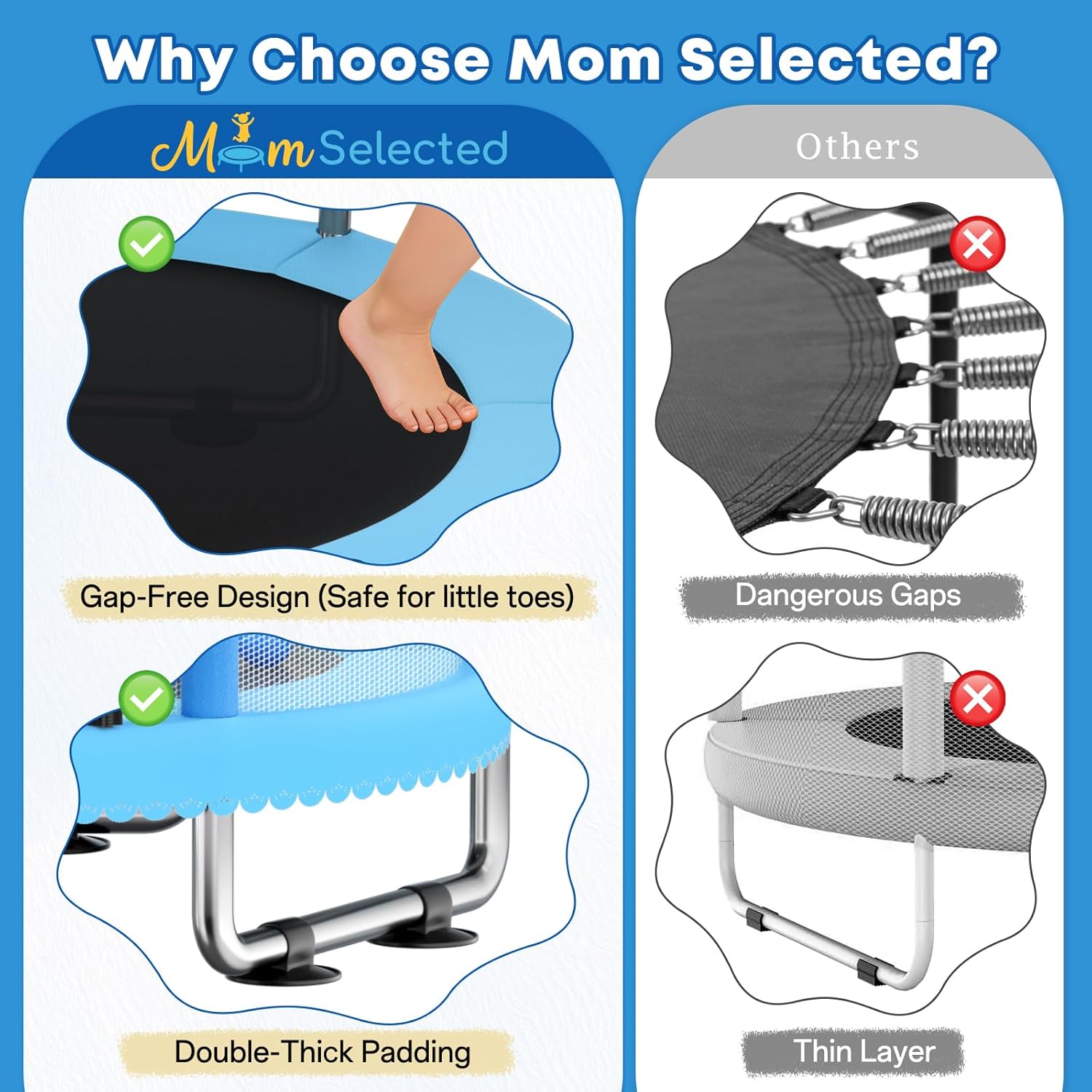Toddler Trampoline,Trampoline  - Outdoor Furniture Metal recension och pris