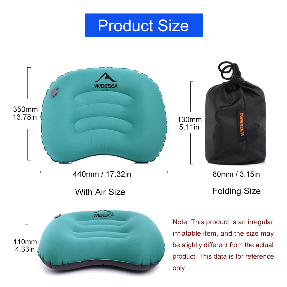 Widesea Portable Inflatable Pi - Outdoor Furniture Pillows recension och pris