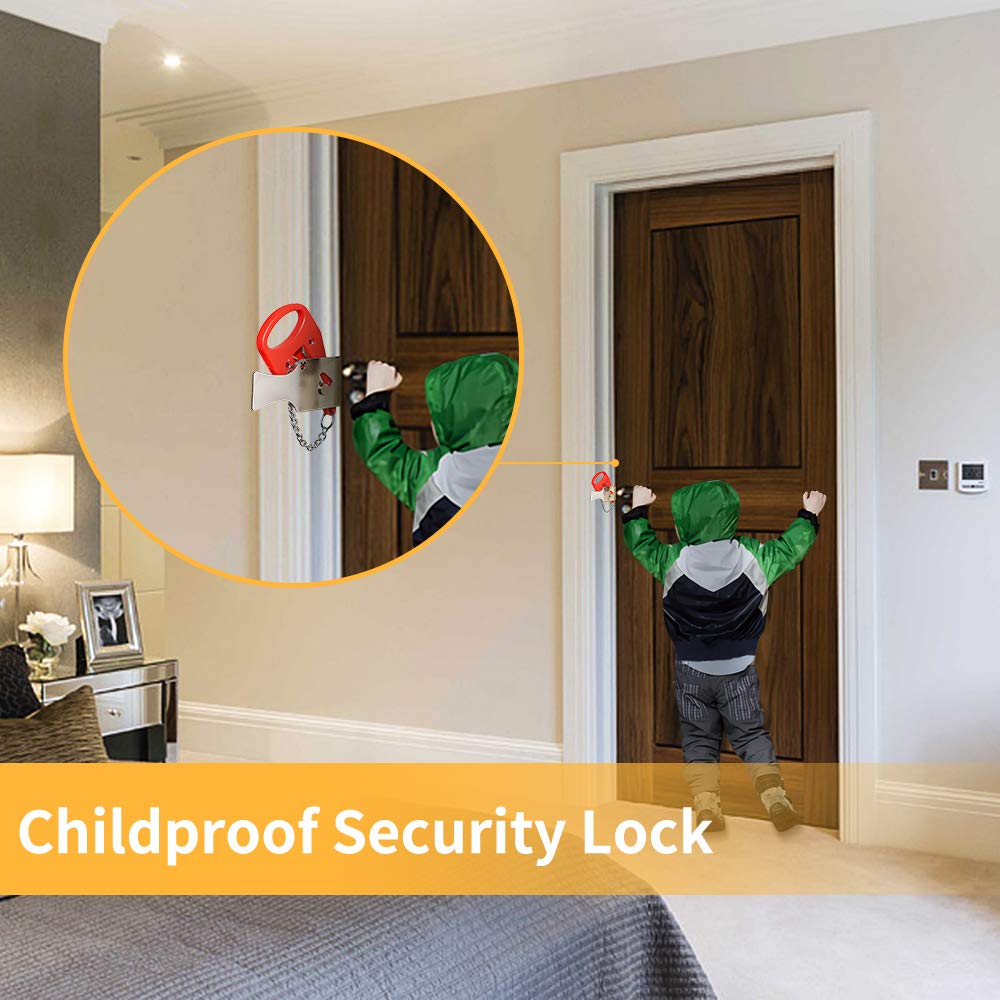 KAK Portable Door Lock Keyless - Outdoor Furniture Hotel recension och pris