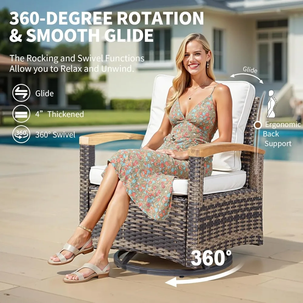 7 Pieces Patio Furniture Sets, - Outdoor Furniture Material recension och pris
