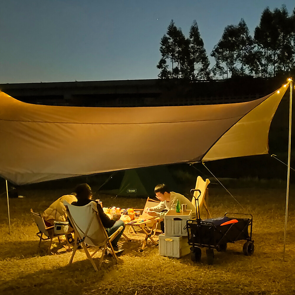 Octagon 5.1x5.1m Large Tarp Wa - Sun Sail Shade recension och pris