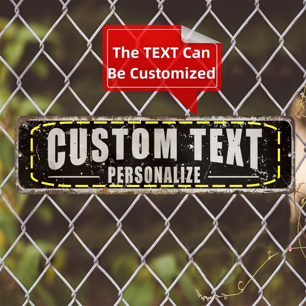 Personalized Custom Road Metal - Outdoor Furniture Metal recension och pris