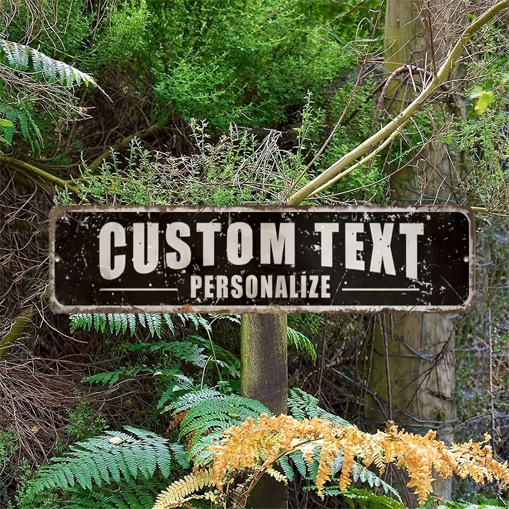 Personalized Custom Road Metal - Outdoor Furniture Metal recension och pris