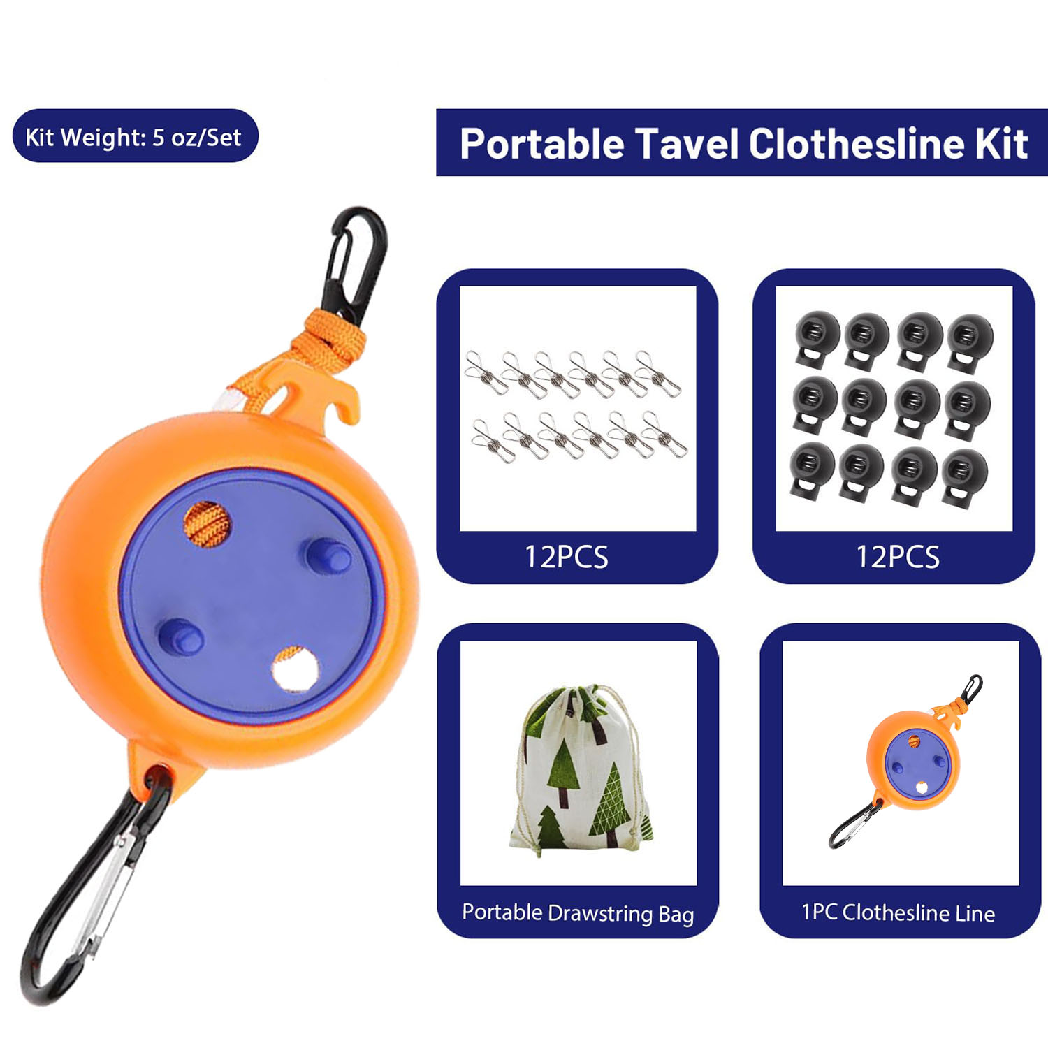 10m Portable Travel Camping Cl - Outdoor Furniture Rope recension och pris