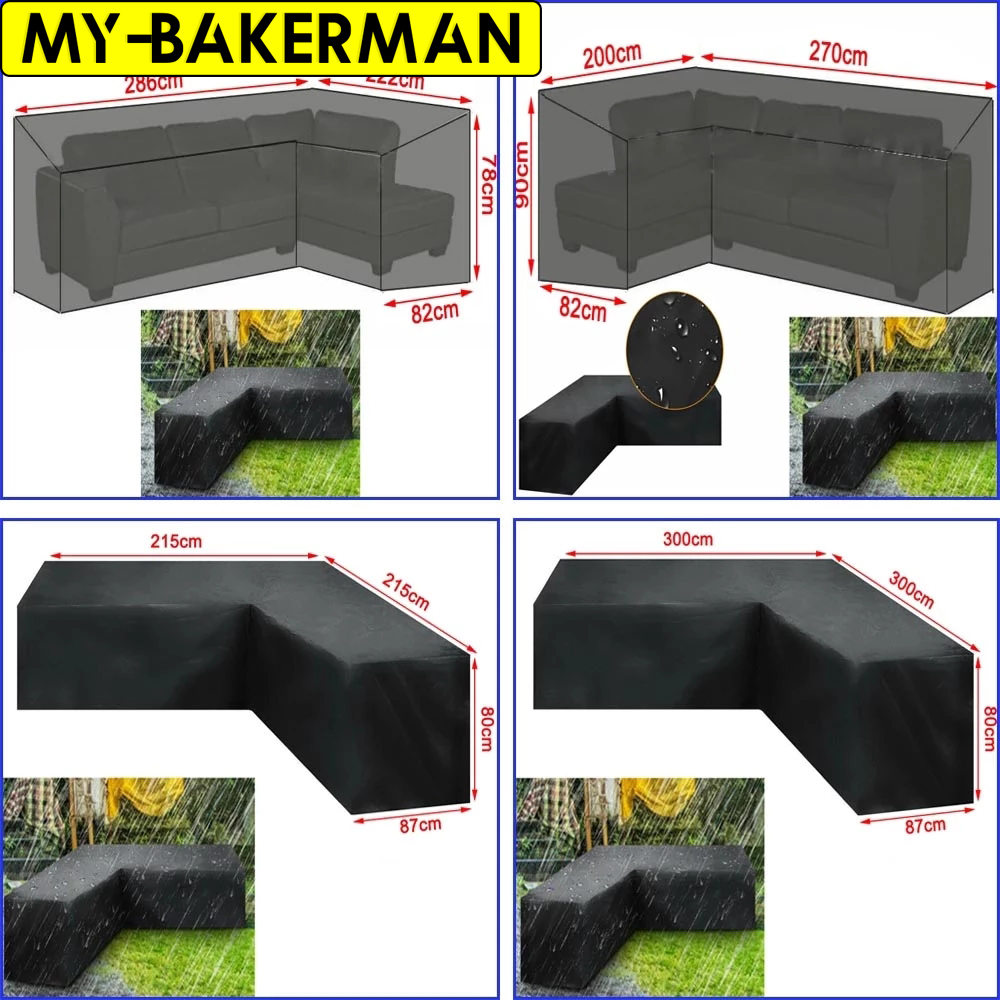 L Shape Furniture Waterproof C - Outdoor Furniture Cover Xl recension och pris