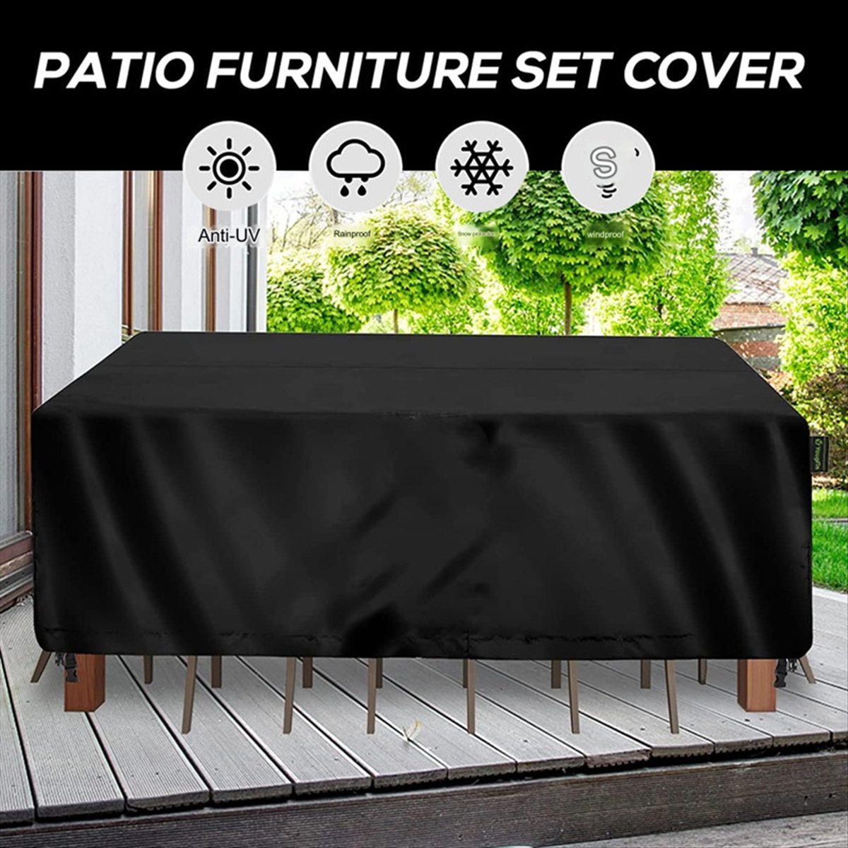 A45I Patio Furniture Set Cover - Outdoor Furniture Cover Xl recension och pris