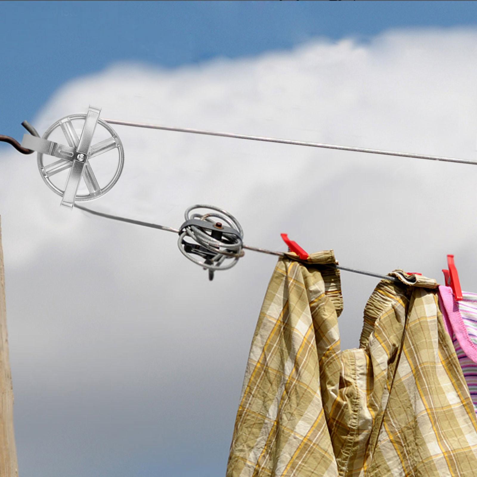 Heavy Duty Clothesline Pulley  - Outdoor Furniture Rope recension och pris