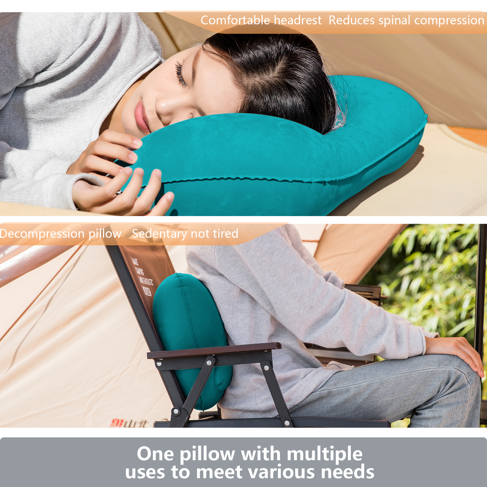 BISINNA Camping Inflatable Pil - Outdoor Furniture Pillows recension och pris