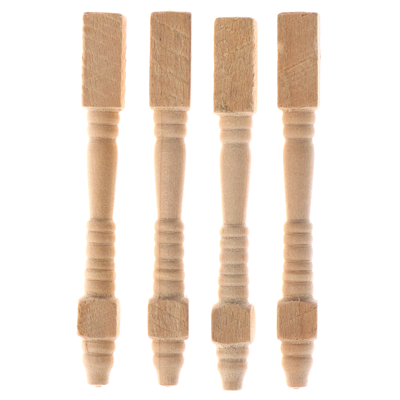 4Pcs 1:12 Dollhouse Miniature  - Outdoor Furniture Wooden recension och pris