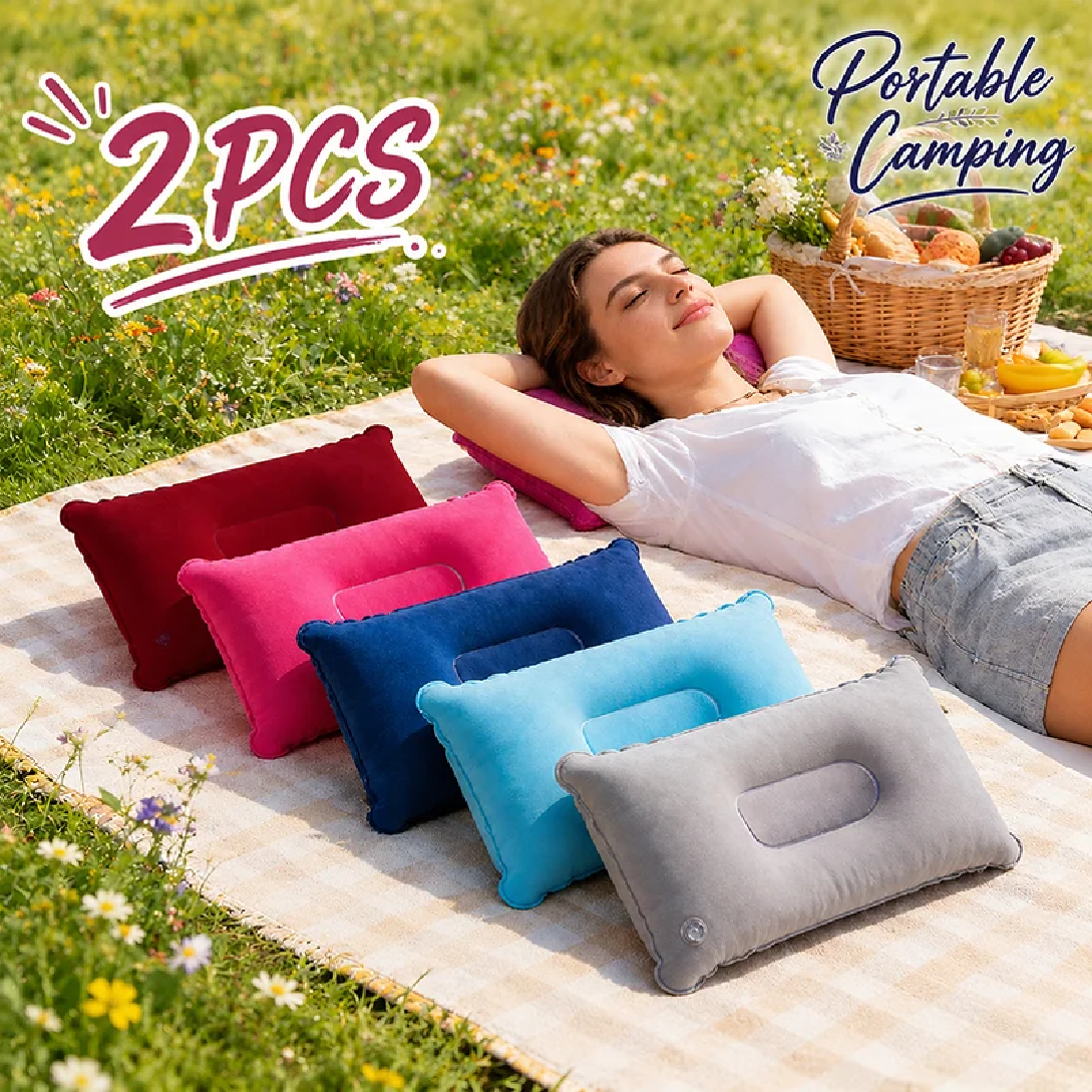 2Pcs Inflatable Travel Pillows - Outdoor Furniture Pillows recension och pris