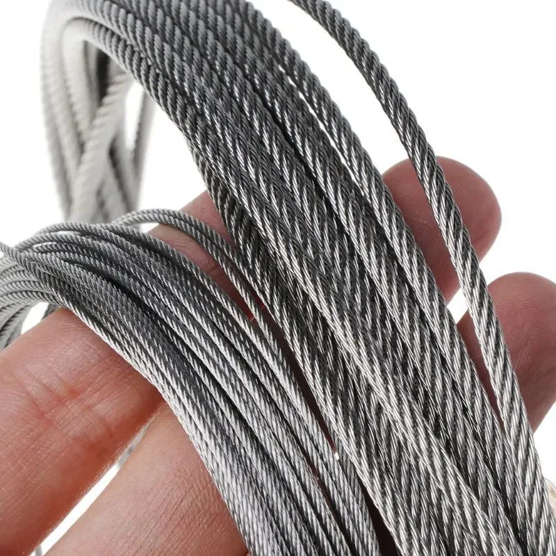 1Roll 5/10M Stainless Steel Wi - Outdoor Furniture Rope recension och pris